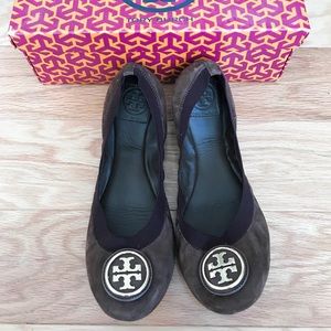 Tory Burch Brown Flats
